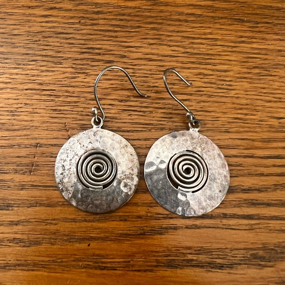 Silpada Hammered Sterling Silver Earrings